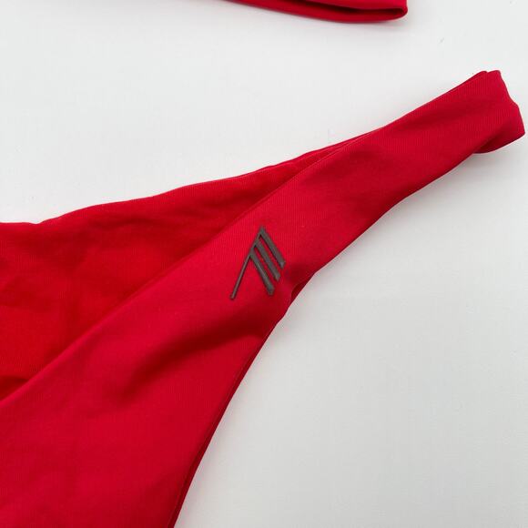 THE ATTICO | NWT Strapless Bikini Set in Red Cheeky Bandeau S - Picture 8 of 11